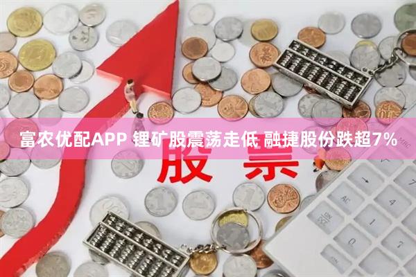 富农优配APP 锂矿股震荡走低 融捷股份跌超7%